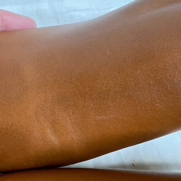 J.Crew $198 Convertible Leather Clogs Rich Oak Size 9.5 BA188 - Picture 8 of 9